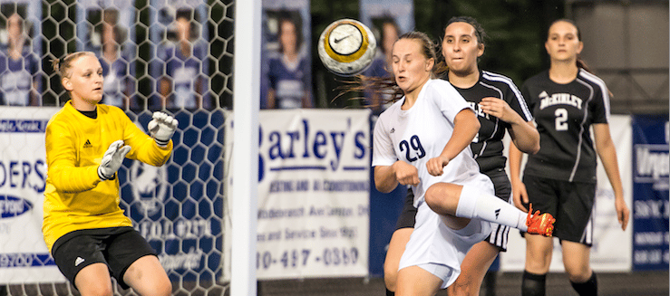 Aubry Frankhauser Louisville Leopards Girls Soccer Vs. McKinley 2015