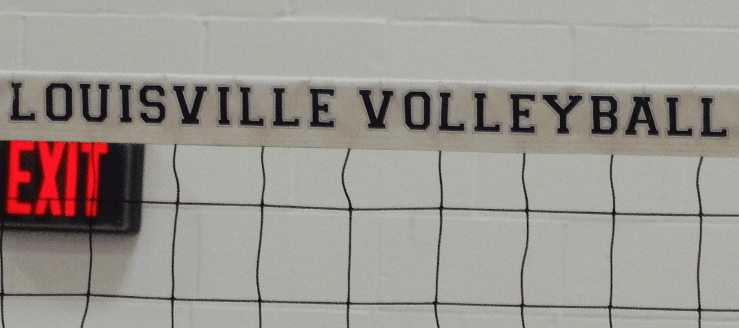 Louisville Leopards Volleyball Net