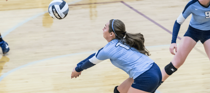Savannah Miner Louisville Leopards Volleyball 2015 Vs. Minerva Lions