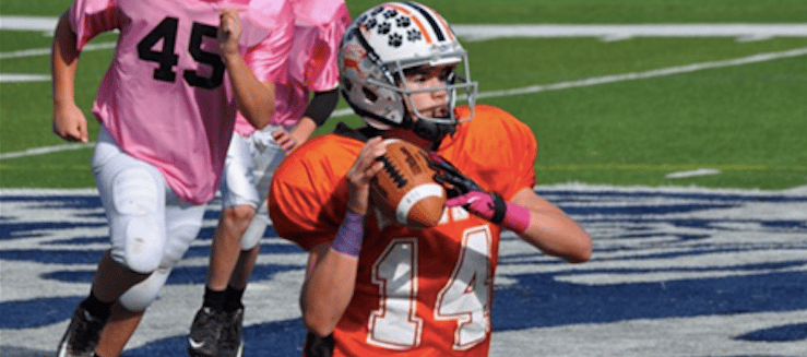 Browns Quarterback Little Leopards Football