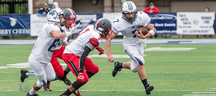 Sean McKinney Louisville Leopards JV Football Vs. Canton South
