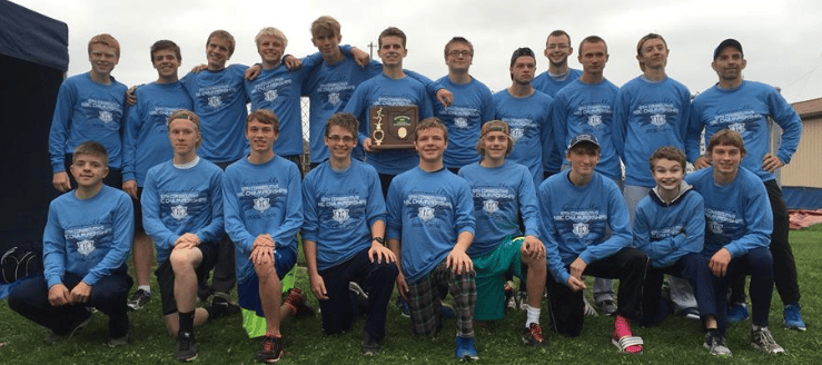 Louisville Leopards Boys Cross Country 2015 DI Youngstown Regional Champions