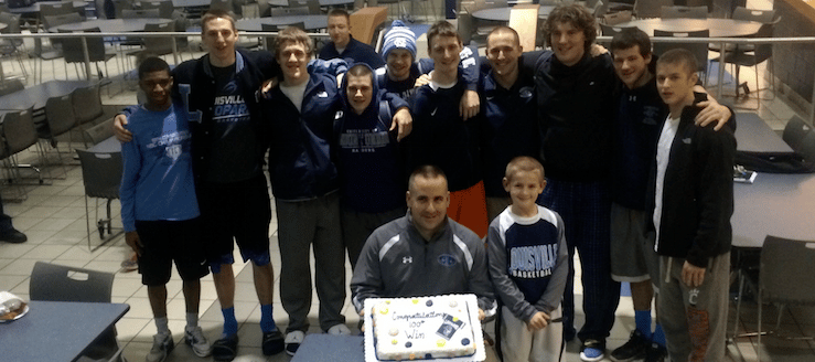 Tom Siegfried 100th Victory Louisville Leopards Basketball