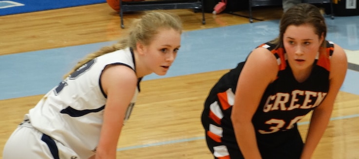 Sarah Lairson Louisville Leopards Girls Basketball Tournament Vs. Green Bulldogs