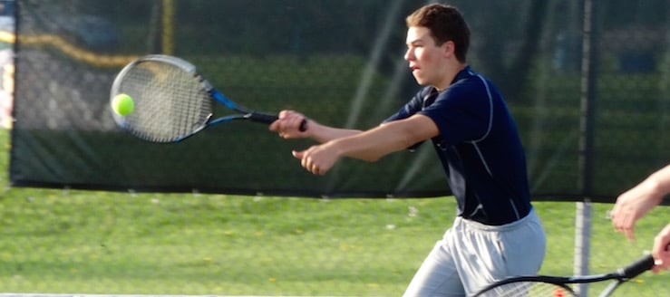 Asa Herron Louisville Leopards Boys Tennis Vs. Canton South 2016
