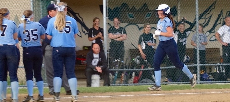 Grace Jackson Louisville Leopards Ties Career Home Run Record