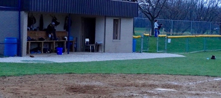 Louisville Leopards Baseball Dugout