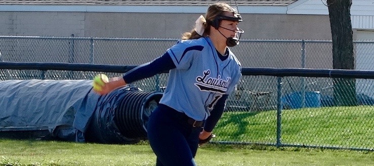 Morgan Harris Louisville Leopards Softball 2016 Vs. Minerva Lions