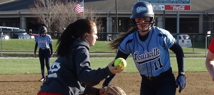 Savannah Miner Louisville Leopards Softball 2016 Vs. Minerva Lions