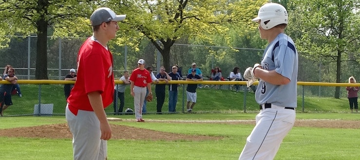 Isaac Mathie Louisville Leopards Baseball 2016 Vs. Minerva Lions