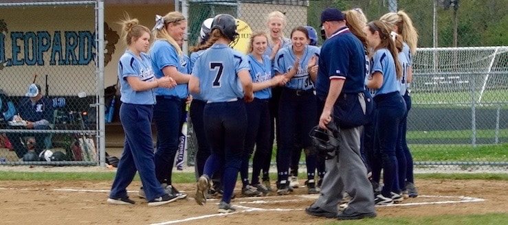 Kaycee Ollis Solo Homer Louisville Leopards Softball 2016 Vs. Marlington Dukes