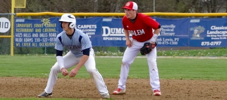 Tyler Adams Louisville Leopards Baseball Vs. Salem Quakers 2016
