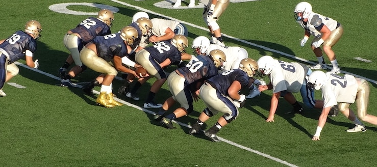 Louisville Leopards Vs. Archbishop Hoban Knights Football Scrimmage 2016 Danny Clark
