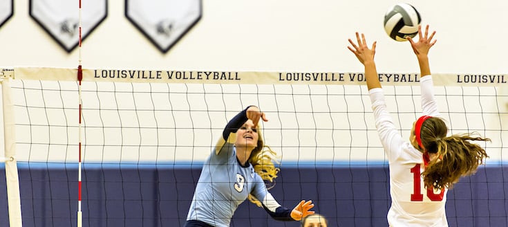 Sarah Lairson Louisville Leopards Volleyball Vs. Canton South Wildcats 2016