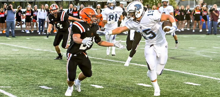 Tyler Adams Louisville Leopards Vs. North Canton Hoover Vikings 2016 Football