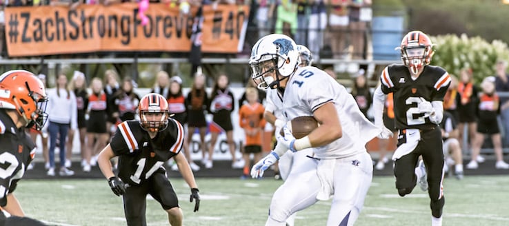 Tyler Adams Louisville Leopards Vs. North Canton Hoover Vikings 2016