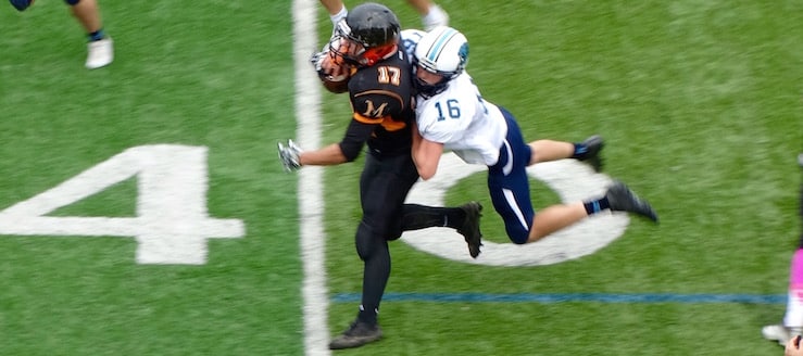Dillon Rebuck Louisville Leopards Vs. Marlington Dukes JV Football 2016