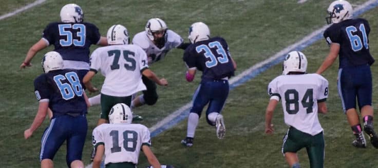 Gage Hartman Nathan Guiley Louisville Leopards Vs. Canton Central Catholic Crusaders Freshman Football 2016