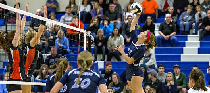Georgia Kiko Louisville Leopards Vs. North Canton Hoover Vikings Volleyball Tournament 2016