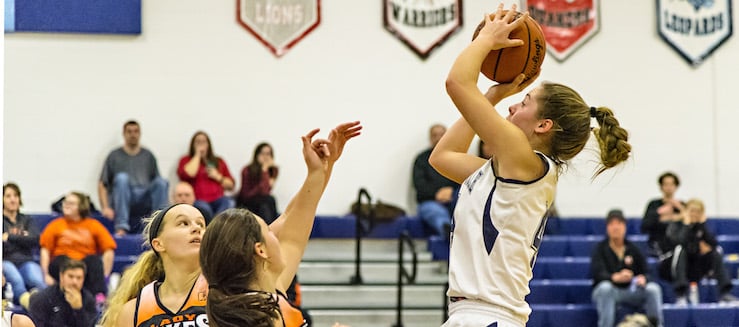 Alexa Oberster Louisville Leopards Vs. Marlington Dukes Girls Basketball 2016