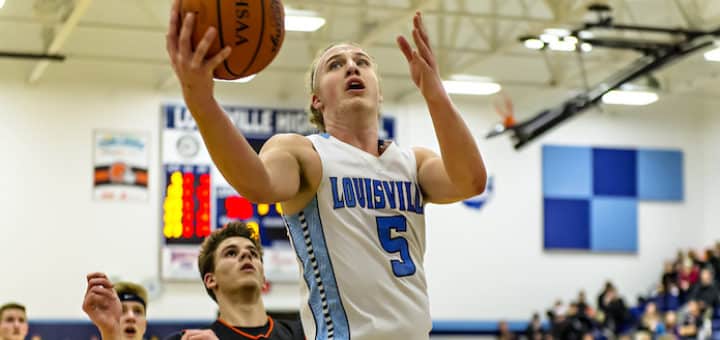 Brody Hahn Basketball Highlights 2016-17 Louisville Leopards Vs. North Canton Hoover Vikings