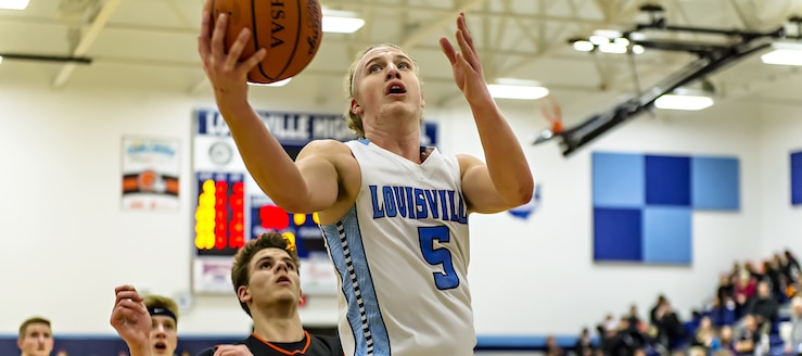 Brody Hahn Basketball Highlights 2016-17 Louisville Leopards Vs. North Canton Hoover Vikings