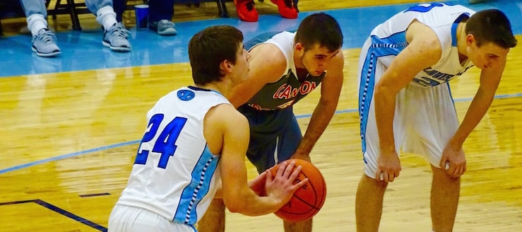 Bryce Zuppe Louisville Leopards Vs. Canton South Wildcats Boys Basketball 2017