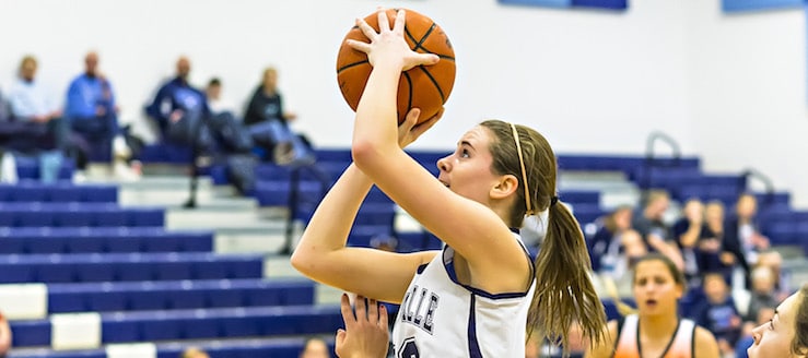 Danielle Walter Louisville Leopards Girls Basketball 2016-17