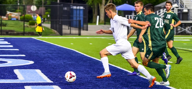 Hunter Foley Louisville Leopards Boys Soccer Vs. GlenOak Golden Eagles 2017
