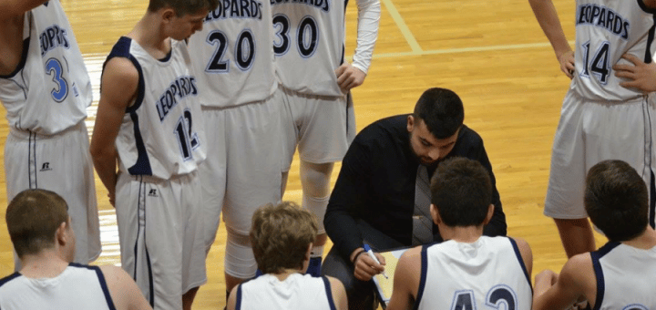 Austin Shaheen Coaches Louisville Leopards Boys Freshman Basketball in NBC Tournament