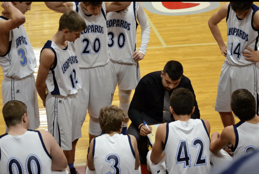 Austin Shaheen Coaches Louisville Leopards Boys Freshman Basketball in NBC Tournament
