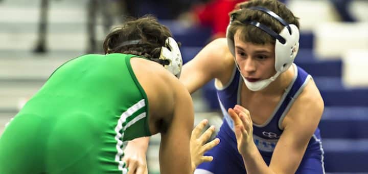 Logan Vanicek Louisville Leopards Wrestling Vs. West Branch Warriors 2017