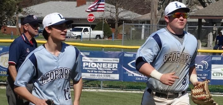 Casey Nau & Nathan Mongiardo Louisville Leopards Baseball 2016