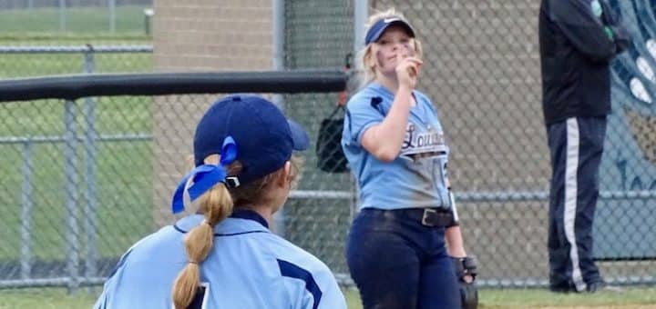 Teagan Rice Louisville Leopards Softball 2017 Vs. West Branch Warriors