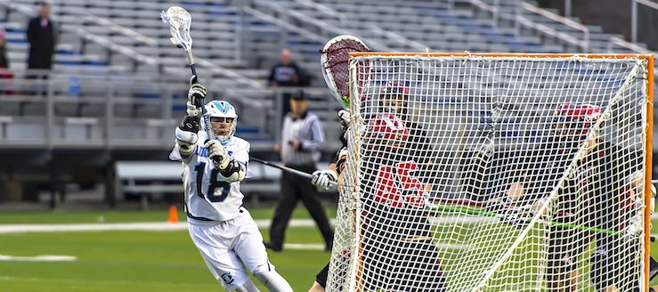Zach Burkhardt Louisville Leopards Vs. Chardon Hilltoppers Boys Lacrosse 2017