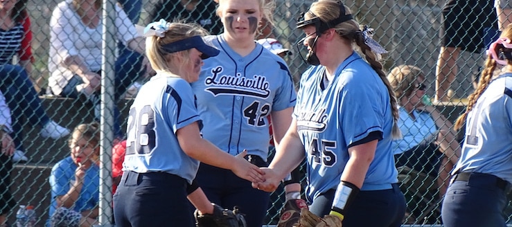 Sarah Cantley and Teagan Rice Louisville Leopards Softball 2017