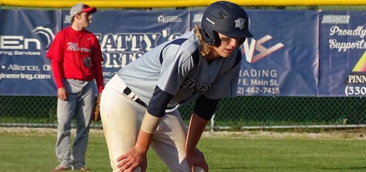 Brody Hahn Louisville Leopards Baseball Vs. Minerva Lions 2017