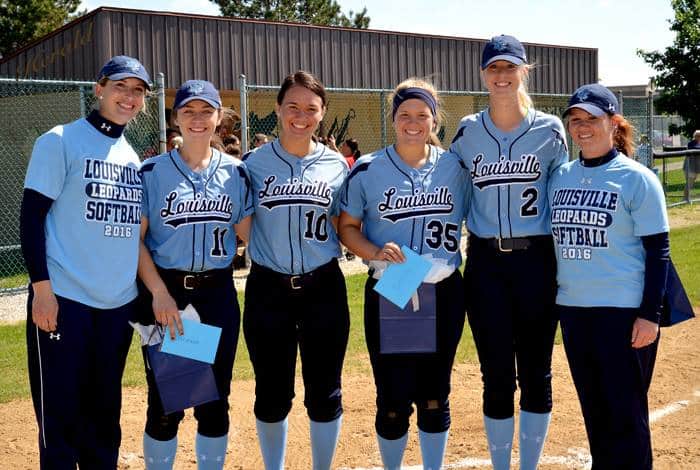 Louisville Leopards Softball Seniors 2017