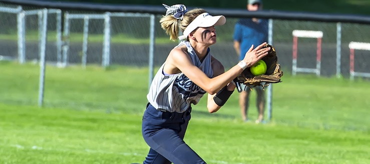 Sydney McKeever Louisville Leopards Softball Tournament Vs. Lake Blue Streaks