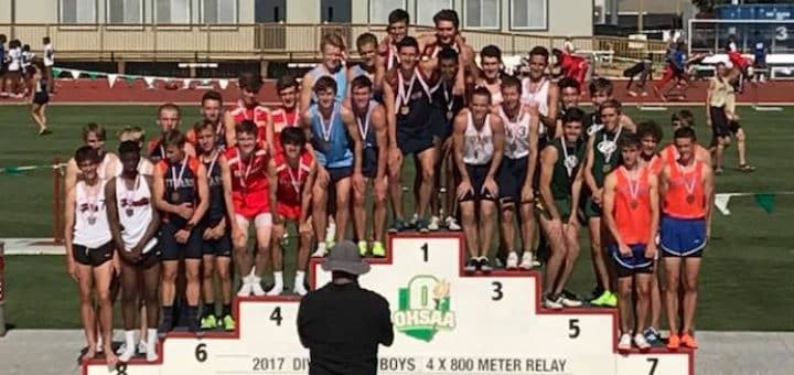 Louisville Leopards Boys Track 4x800 Relay Team State Runner-Up 2017