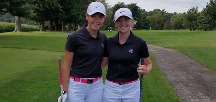 Abby Beaver and Karli Redinger Louisville Leopards Girls Golf 2017