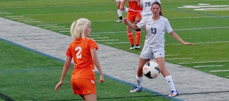 Emilee Mueller Louisville Lepards Girls Soccer Vs. Mansfield Tygers 2017
