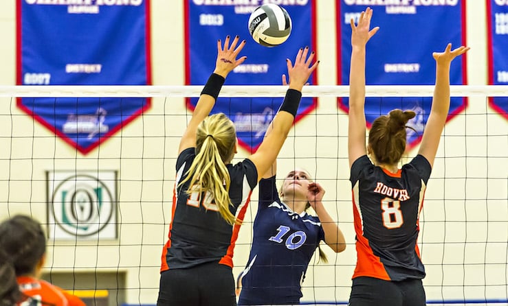 Erin Hahn Louisville Leopards Vs. North Canton Hoover Vikings 2016