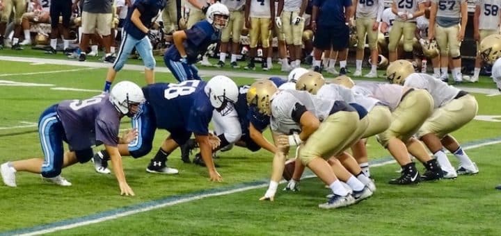 Louisville Leopards Vs Archbishop Hoban Knights Football Scrimmage 2017