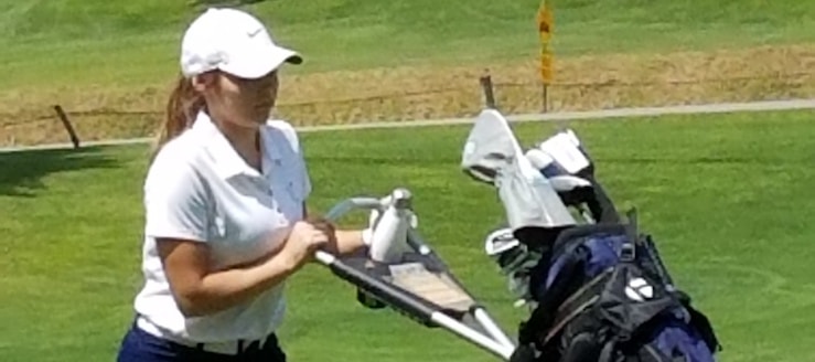 Madyson Fowler Louisville Leopards Girls Golf at Spring Hill