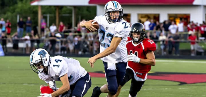 Max Hartline Louisville Leopards Vs. Canfield Cardinals 2016 Football Game