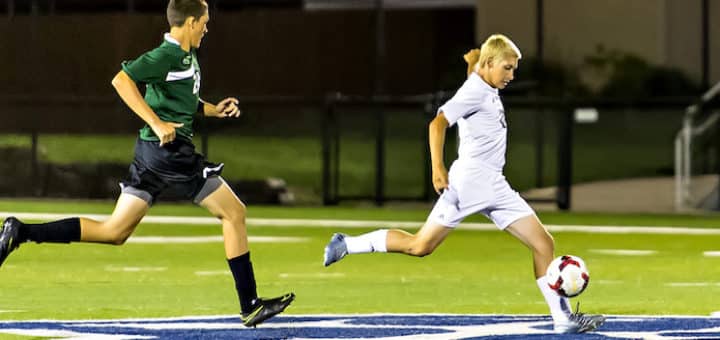 AJ Meeks Louisville Leopards Boys Soccer 2016 Vs. GlenOak Golden Eagles