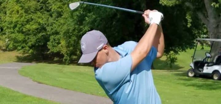 Caleb Prasco Louisville Leopards Boys Golf at Sleepy Hollow 2017