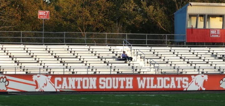 Clyde Brechbuhler Stadium Canton South Wildcats Sideline Wrap