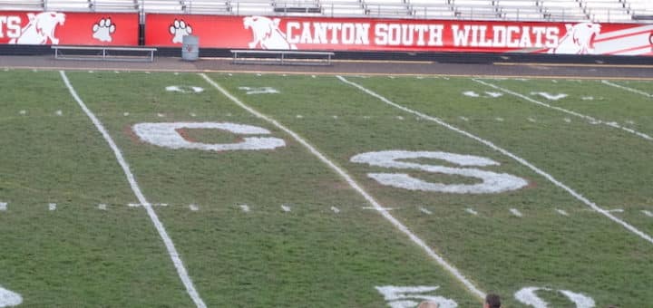 Clyde Brechbuhler Stadium Midfield - Canton South Wildcats